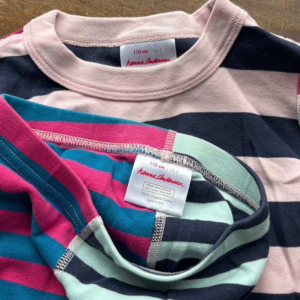 Hanna Andersson Striped Kids pajamas